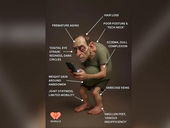 [과학] 인공지능이 예측하는 스마트폰에 중독된 인류의 25년 뒤 모습