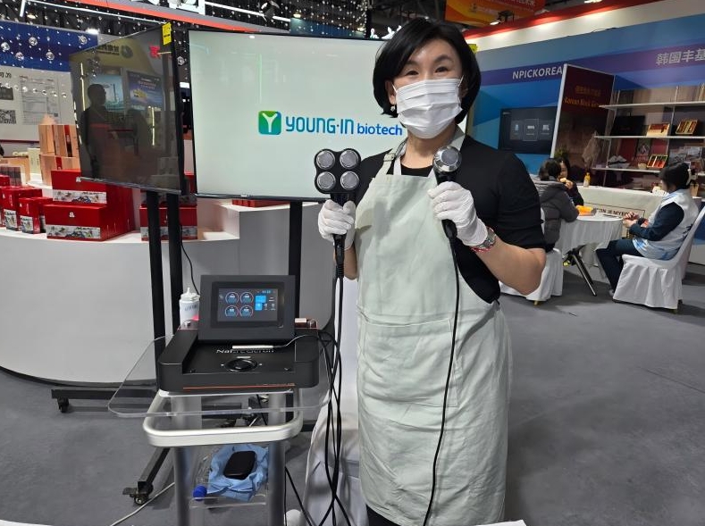 [장춘건강박람회]영인바이오텍, '실버케어' 실용성으로 호응 받아