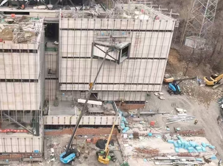화전 황금박물관 주체 구조 마무리, 개관 림박