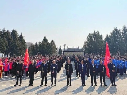 매하신구, 청명절 추모행사 진행