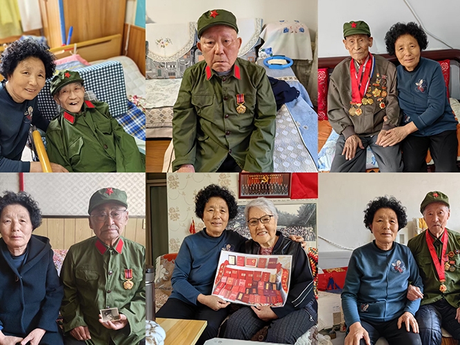 “우리의 홍색정신이 길이길이 빛나도록 힘 다하겠습니다!”