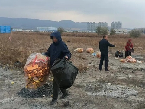 연길시, 이곳에서 종이를 소각해서는 안돼