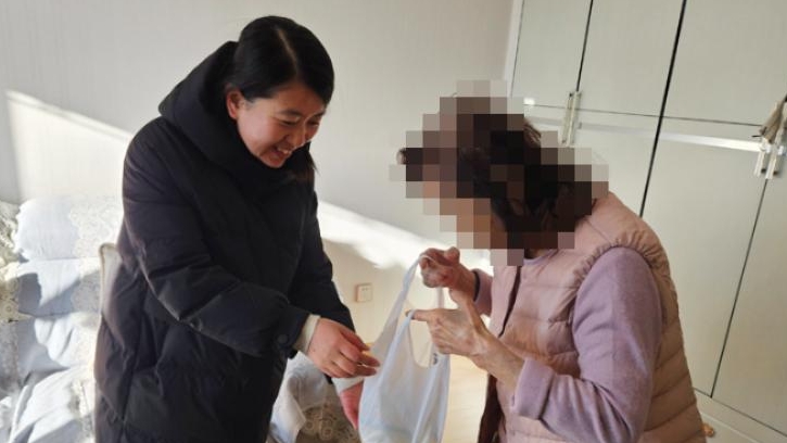 단산구역, 독거로인들에 한달간 따스한 아침식사 마련