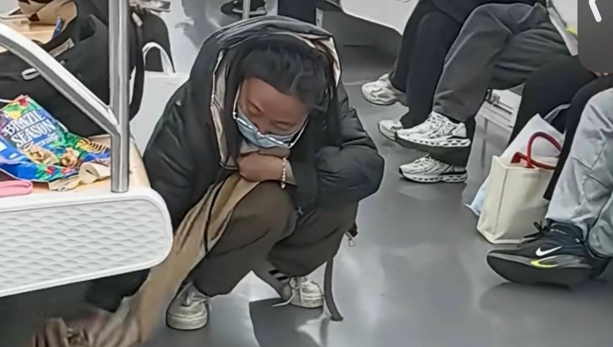 목도리로 지하철 바닥 닦은 녀승객에 누리군 칭찬 일색