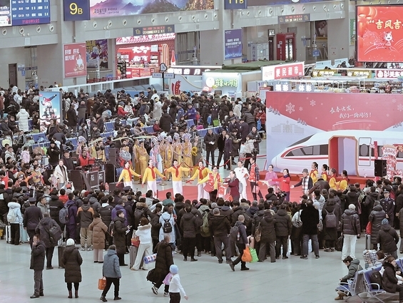 길림성 2026년 음력설 려객운수 개시