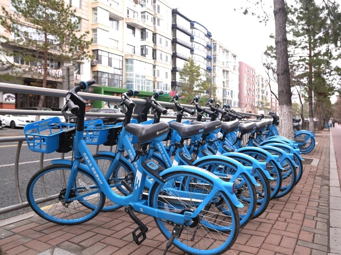 4월 1일! 장춘시내 5만 7,000대 공유자전거 배치
