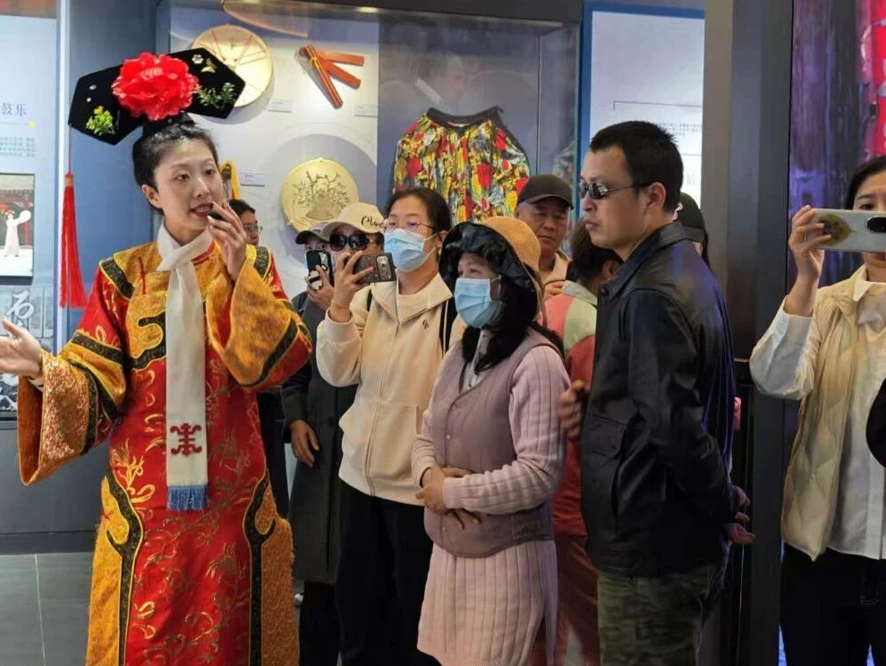 만족 무형문화유산 전시 행사 길림시에서