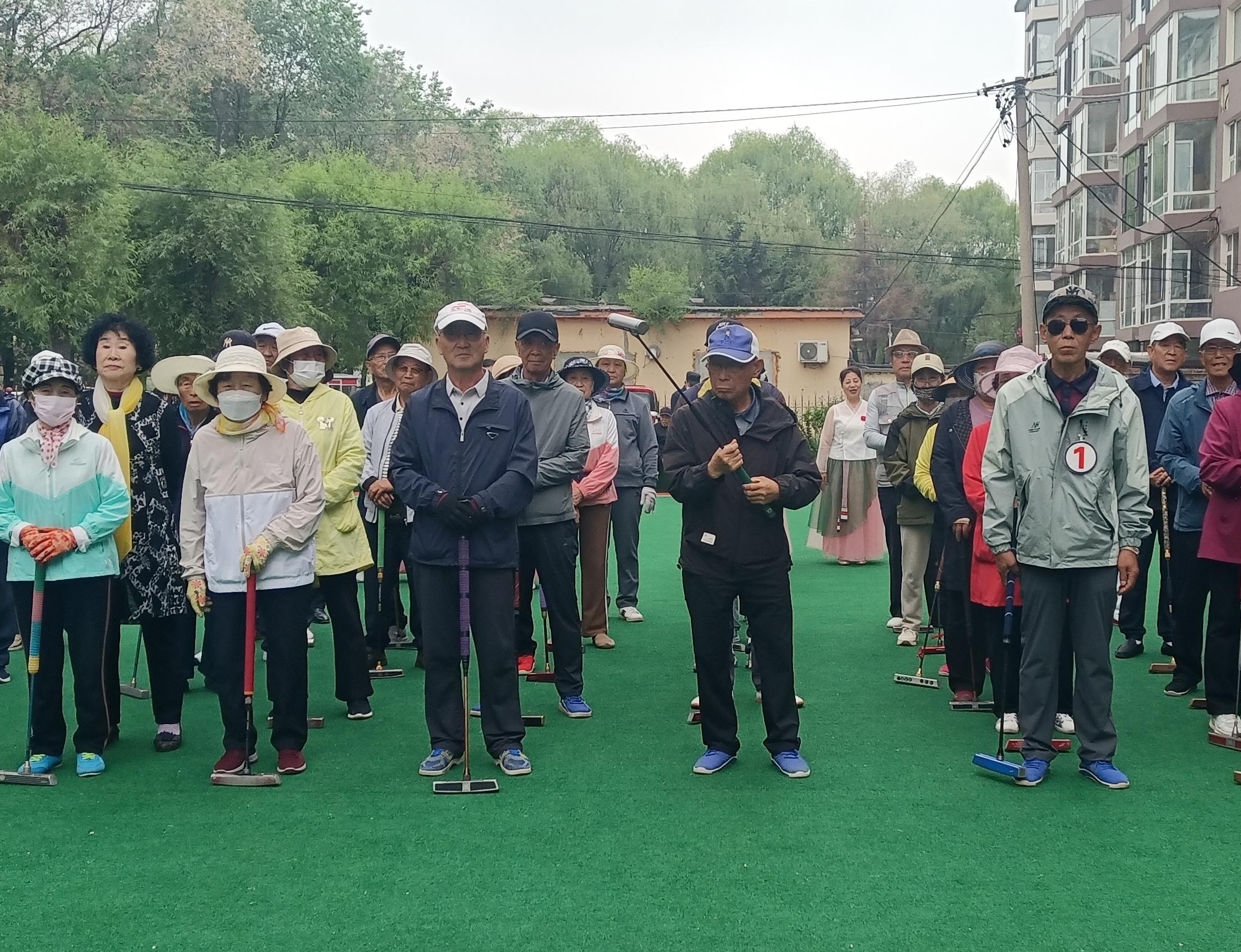 교하시조선족로인협회, 게이트뽈대회 개최