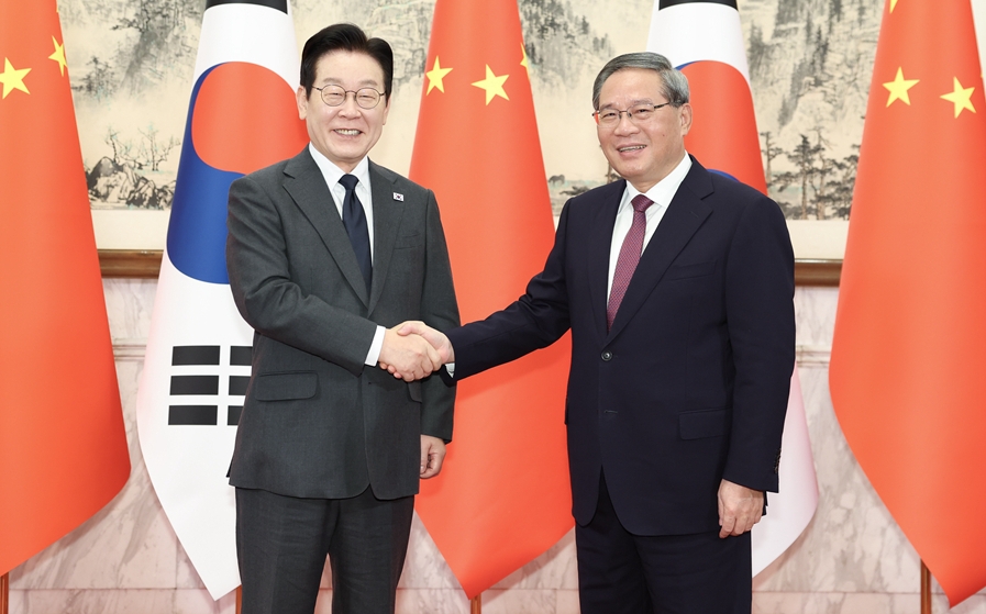 리강, 한국 대통령 이재명 접견