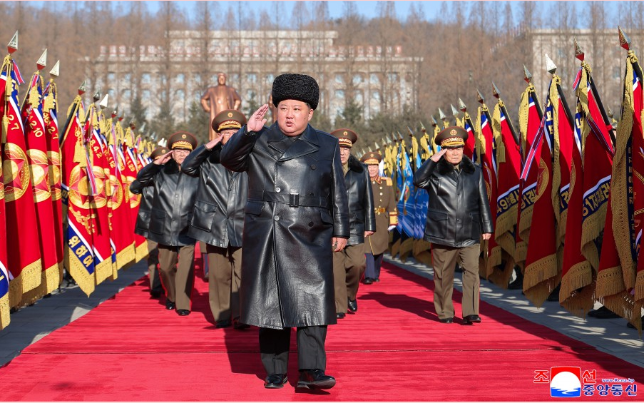 ​김정은 국방성 시찰, 건군절 축하