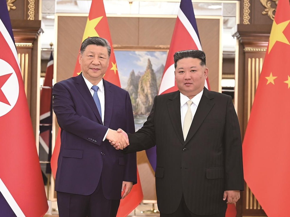 습근평 김정은과 회담