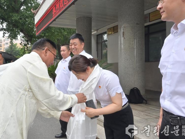 서장 시가쩨 교육계통 간부진, 길림조중 방문