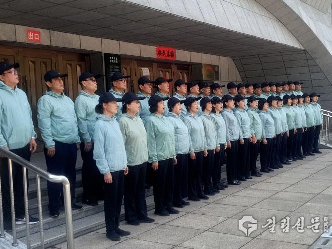 연길시칠색합창단 동녕요새와 태평령에서 항일가요를