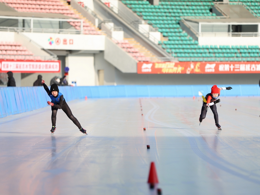 연길시 스피드스케이팅 청소년선수권대회 개최