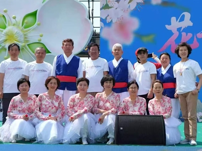 천산두레풍물단, 안산시 배꽃축제서 조선족 문화 알려